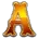Crazy Pachinko letter A symbol