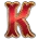 Crazy Pachinko letter K symbol